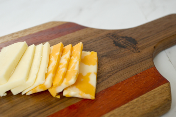 Cutting Board with Cheese